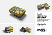 Food Container Mockup For Branding, a Packaging Mockup by bimockup (Thumbnail 1 of 6)