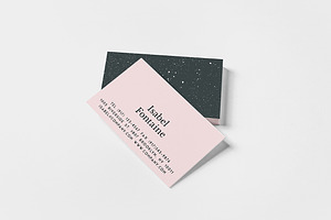 Speckle Business Card