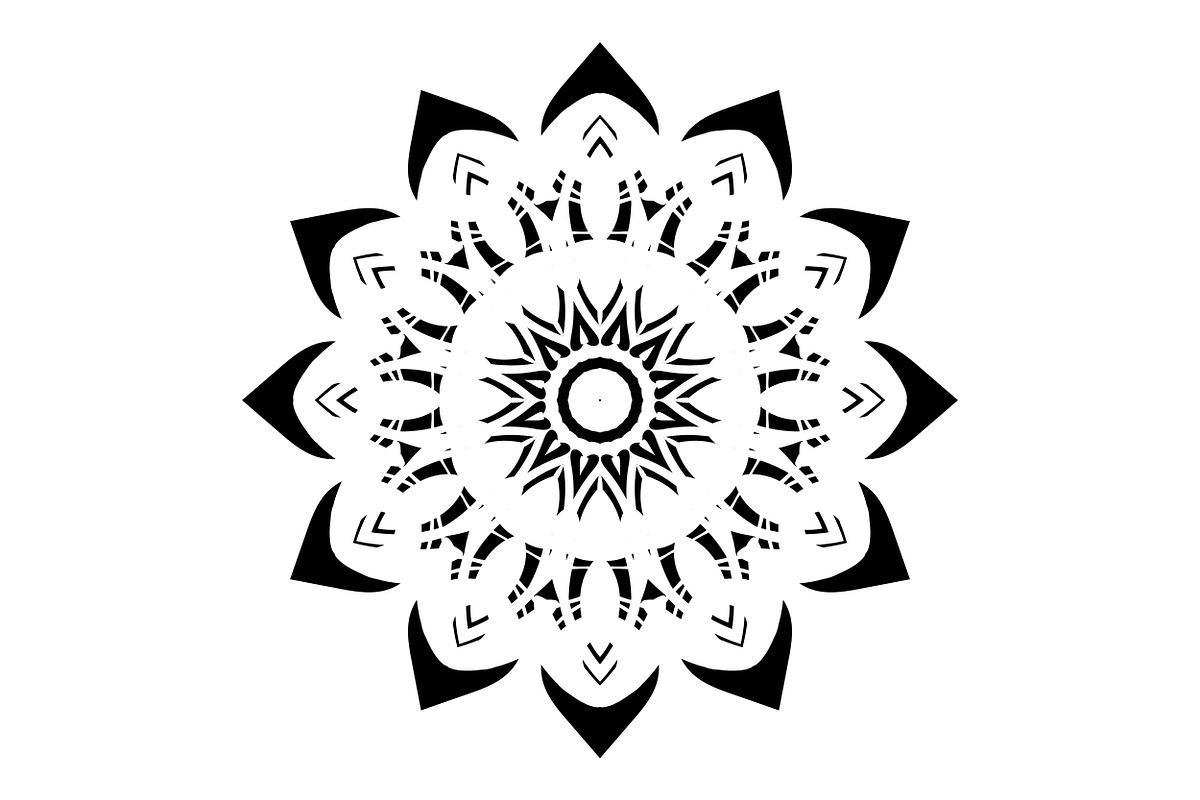 Artistic Mandala Vector Collection, a Decorative Illustration by NJ Himel (Photo 38 of 101)