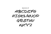 Kawasemi Brush Calligraphy, a Script Font by Roland Huse Design (Thumbnail 6 of 9)
