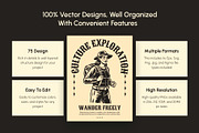 Vintage Travel Illustration Set, a Transportation Illustration by Prosymbols (Thumbnail 2 of 10)