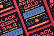 Black Friday Sale Flyer, a Flyer Template by Tokosatsu (Thumbnail 1 of 3)
