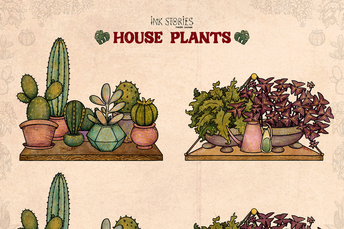 House Plants, an Object Illustration by Ink Stories (Photo 18 of 23)