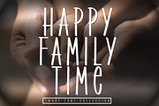 Happy Familly Time, a Sans Serif Font by Creative Writting (Thumbnail 1 of 5)