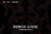 Demon Logic Compendium Vol 01, an Object Graphic by BeNone Designs (Thumbnail 4 of 4)