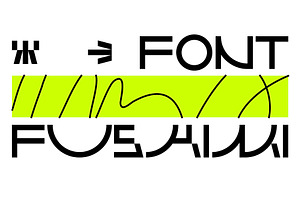 SK Fushimi — Experimental Tech Font