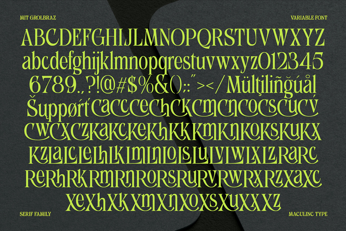 MIT Grolbraz | Variable Font, a Serif Font by Maculinc Type (Photo 16 of 16)