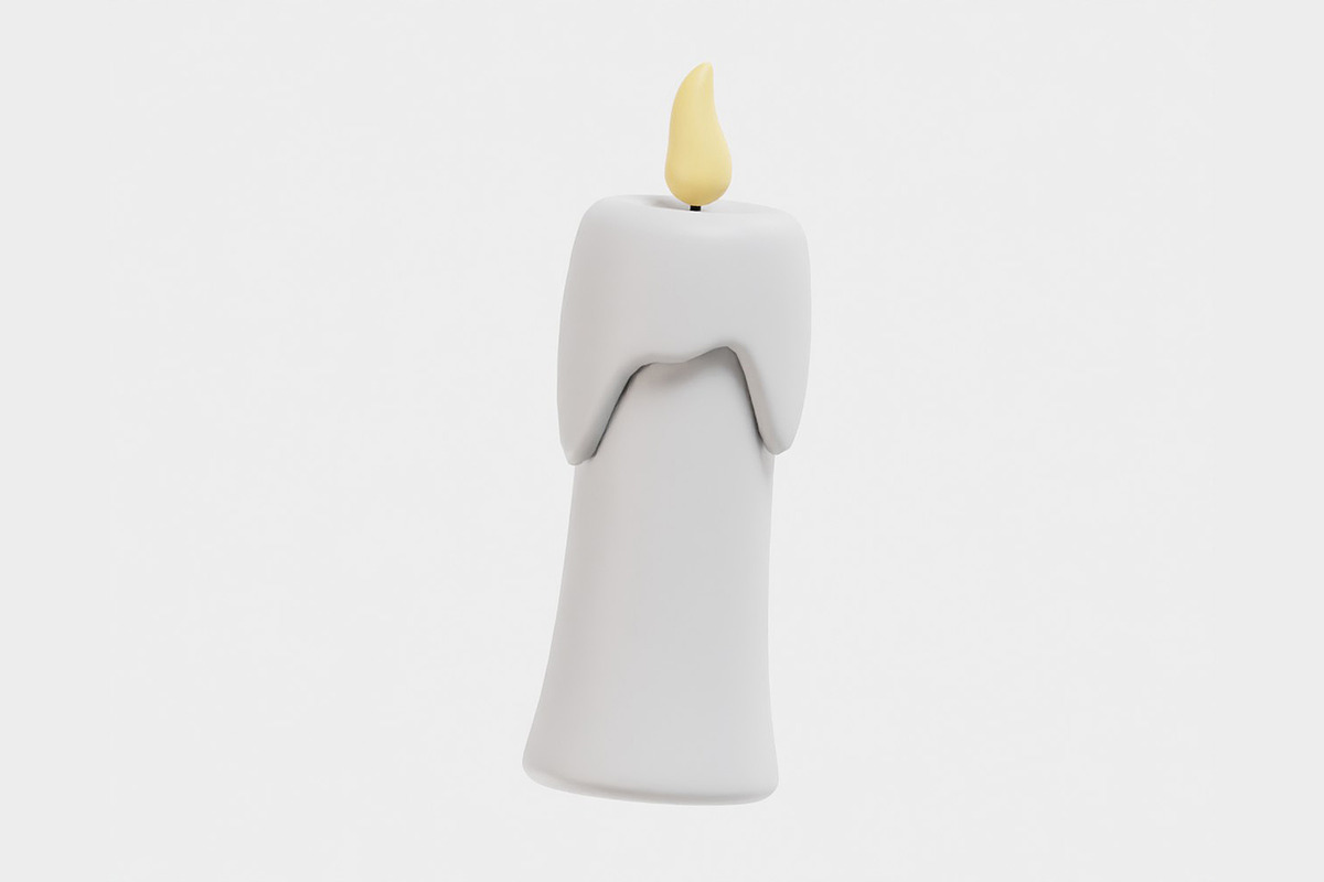 Candle 3d model, an Object 3D Model by fahad121 (Photo 4 of 7)