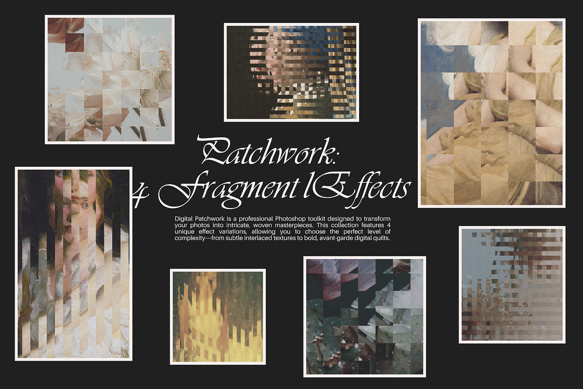 4 Patchwork Unique Effects, an Action Add-On by Kristina&Co (Photo 2 of 16)