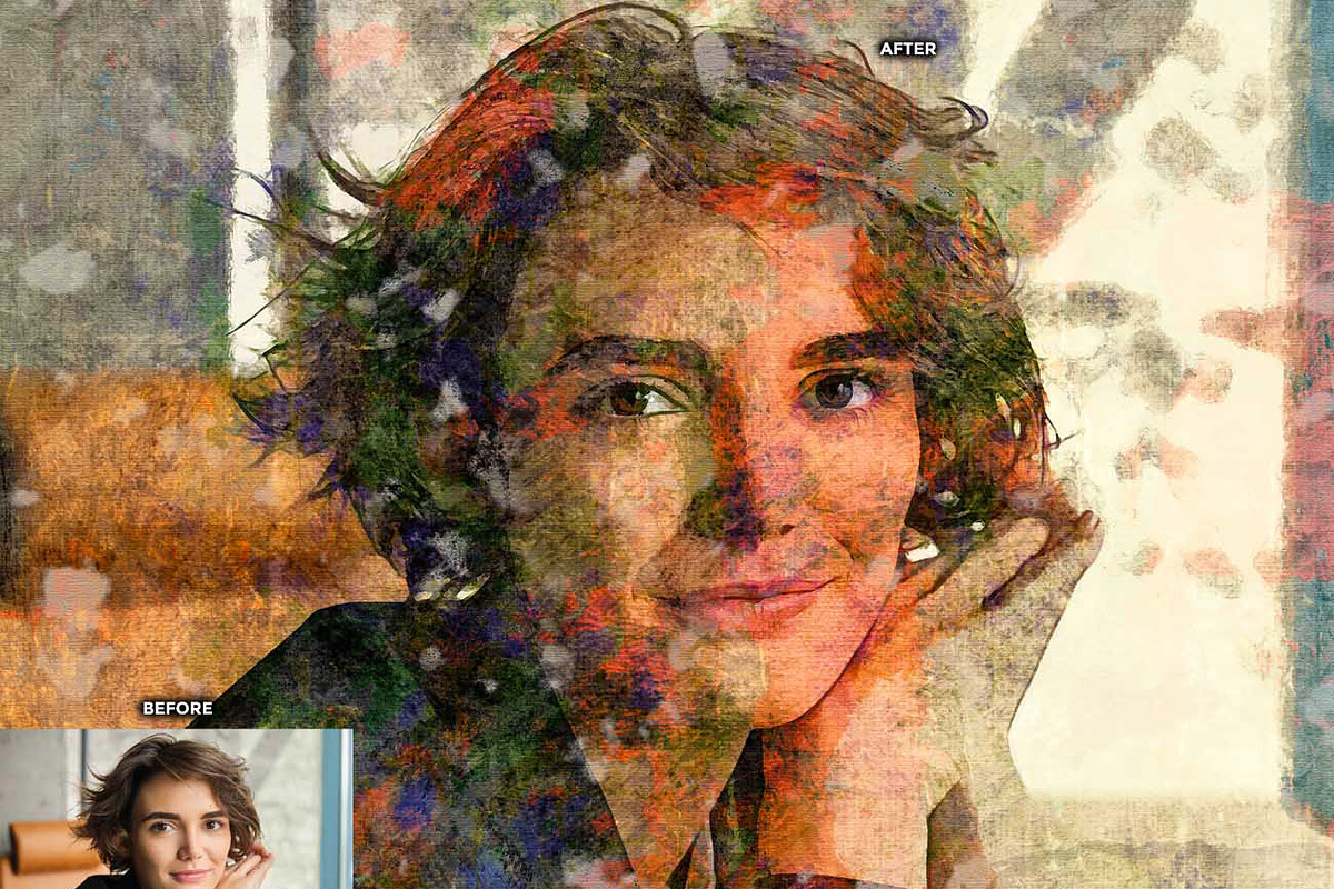 REAL PAINT ARTIST FX Ps Action, an Action Add-On by Studio Retouch (Photo 6 of 11)