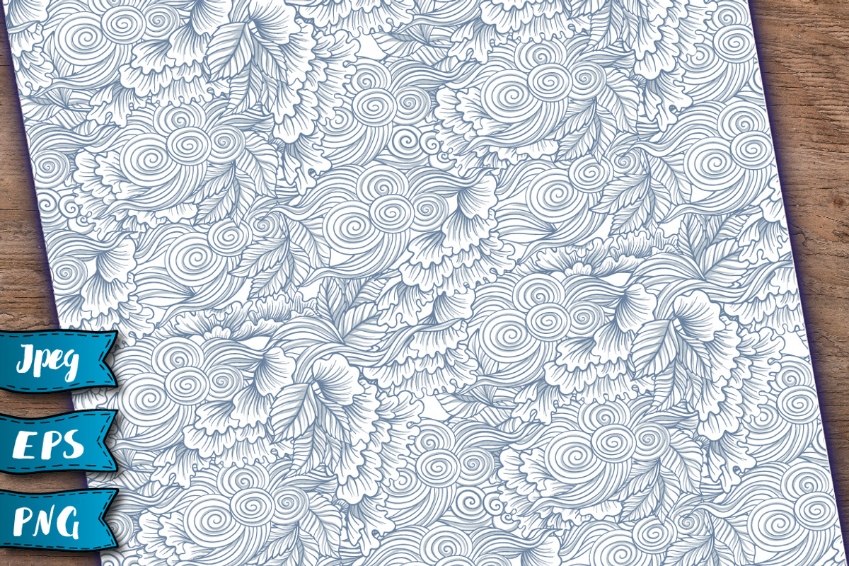 Japanese seamless patterns set, a Pattern Graphic by Elen-Lane (Photo 5 of 7)