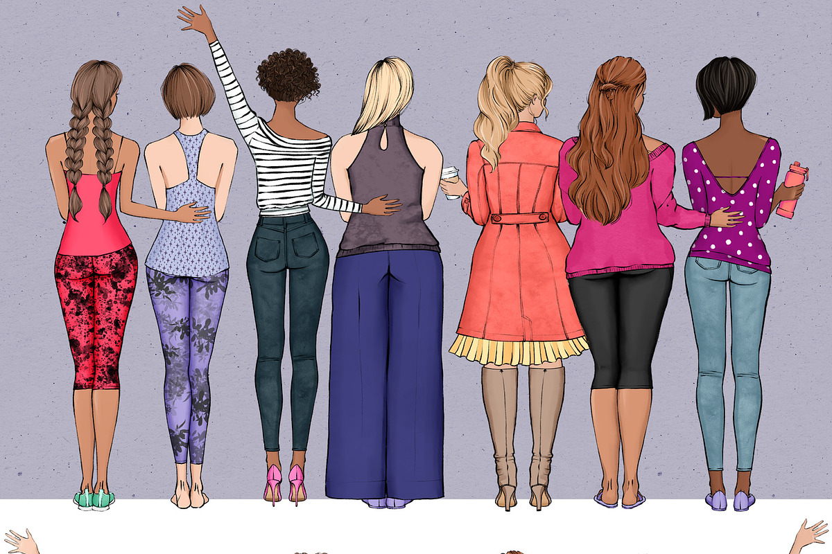 Best Friend Portrait Creator, a Person Illustration by Pretty Little Lines