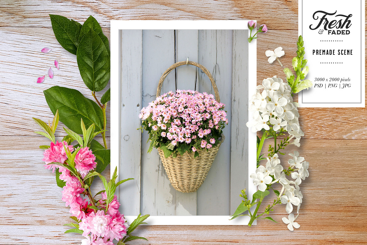 Fresh & Dried Floral Flay Lay Vol 2, a Product Mockup by Eclectic Anthology (Photo 3 of 7)