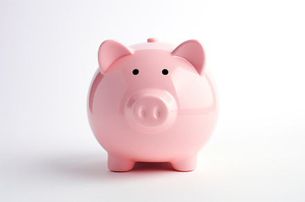 Piggybank isolated on white background, a Business Photo by AlyaAnd