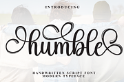 Humble | Script Font, a Handwritten Font by Scratchones (Thumbnail 1 of 9)