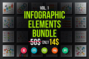 Infographic elements bundle v.01, a Presentation Template by Abert (Thumbnail 1 of 9)