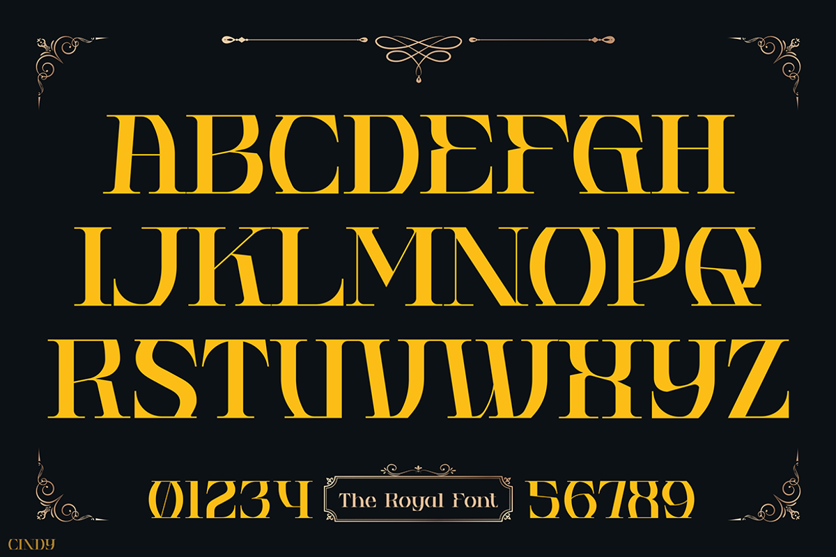 CINDY, a Serif Font by Pinisi ART (Photo 2 of 10)