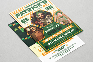 3 Saint Patrick's Day A4 Flyer, a Flyer Template by OnurDemircan