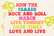 Pop Print Retro Display Font, a Sans Serif Font by Madeline ODonoghue Design (Thumbnail 4 of 9)