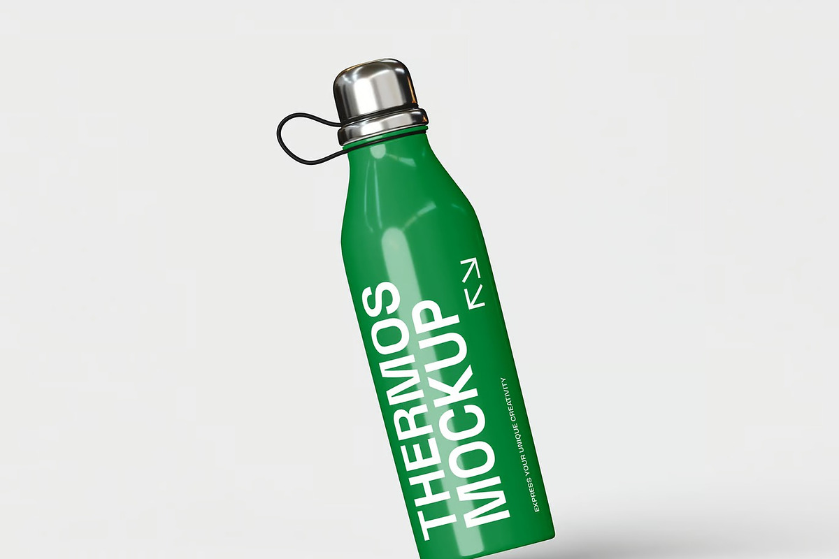 Thermos Mockup, a Merchandise Mockup by renderstockmarket (Photo 2 of 4)