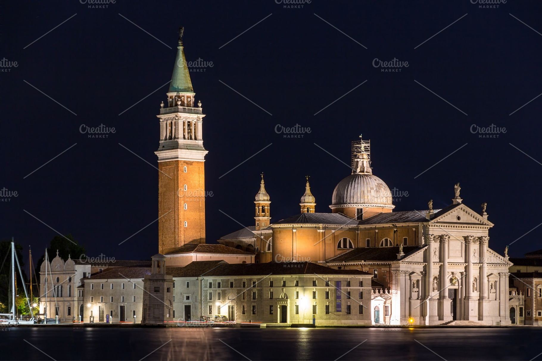 Church of San Giorgio Maggiore in Venice, Italy, an Architecture Photo by Leonid Andronov