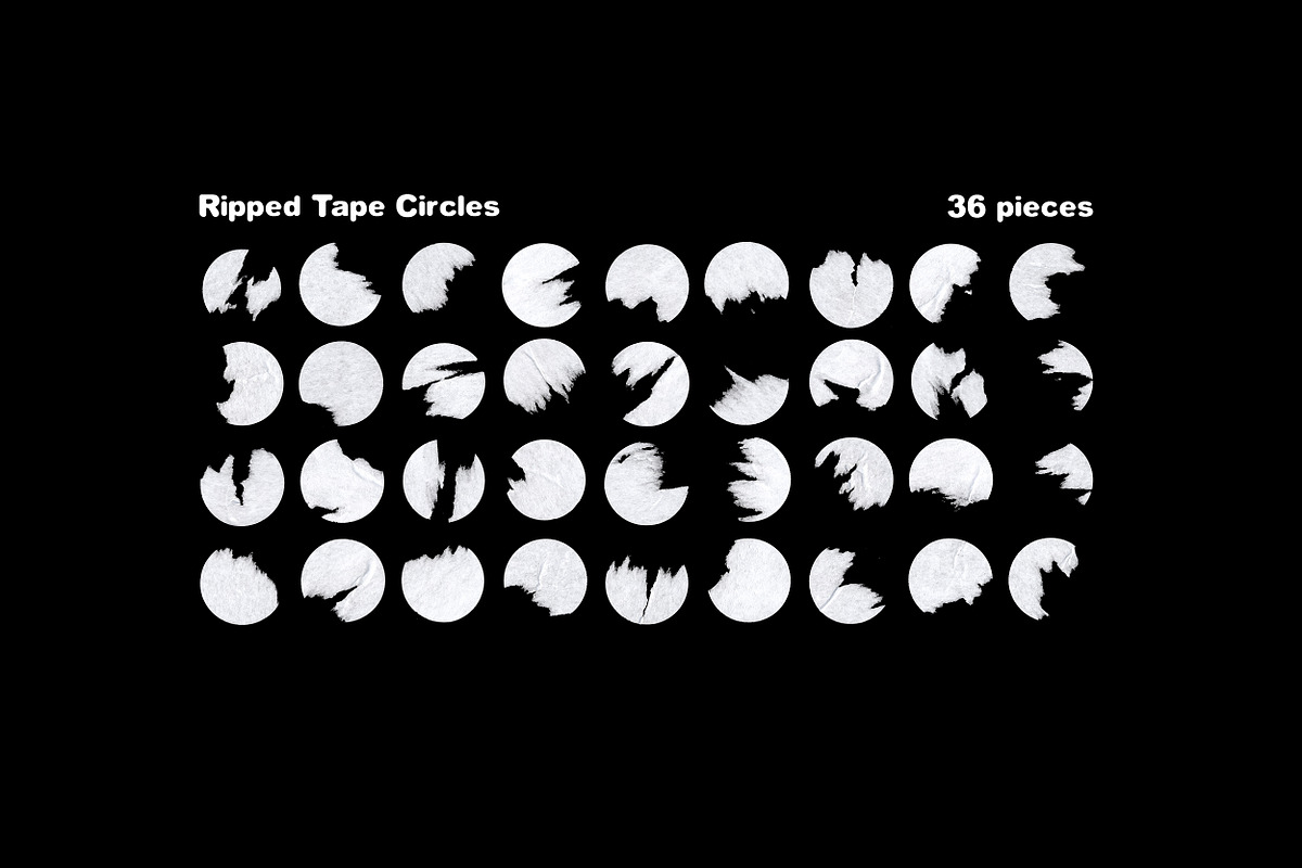 PNG TAPE lines & circles shapes PACK, an Object Graphic by BORT GRAPHIC (Photo 8 of 8)