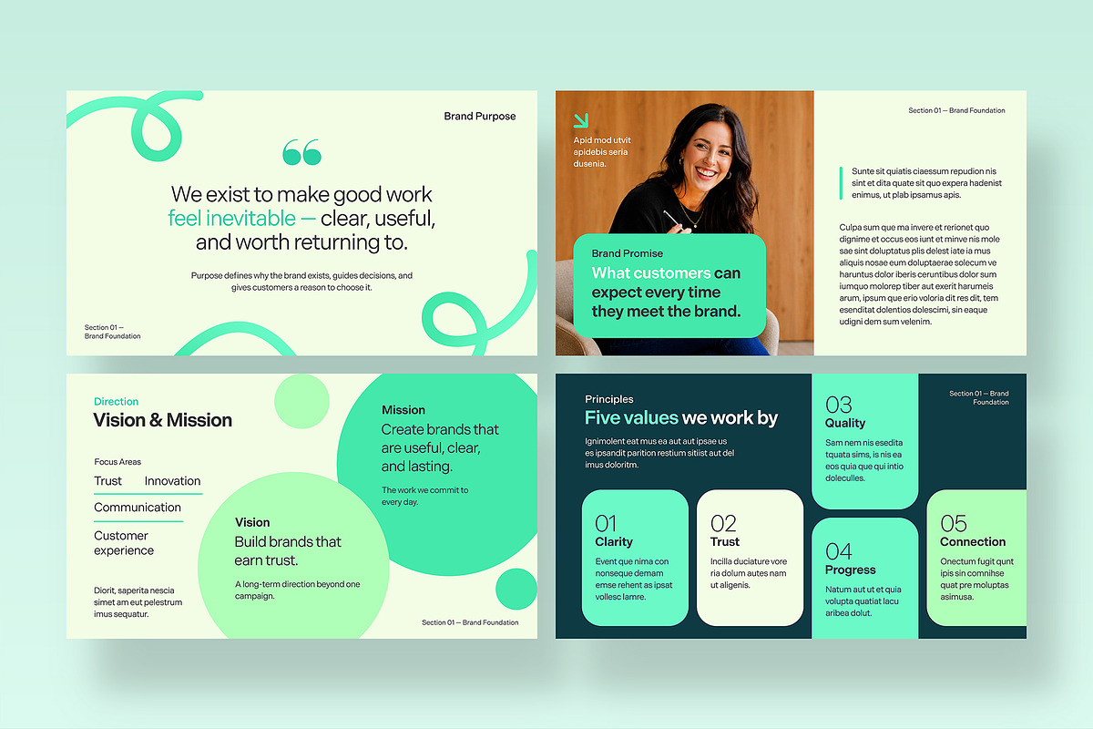 Brand Strategy Guide Presentation, a Presentation Template by BrandPacks (Photo 3 of 7)