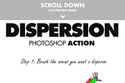Dispersion Photoshop Action preview 2