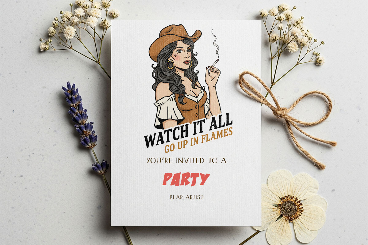 Retro Pin-Up Cowgirl Clipart Bundle, a Graphic by GlitterCraft (Photo 34 of 61)