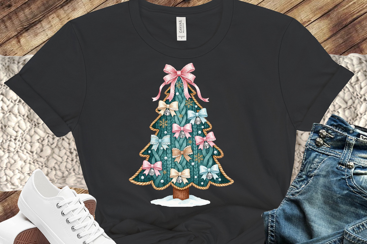 Coquette Crochet Yarn Christmas Tree, an Illustration by designcity5 (Photo 3 of 8)