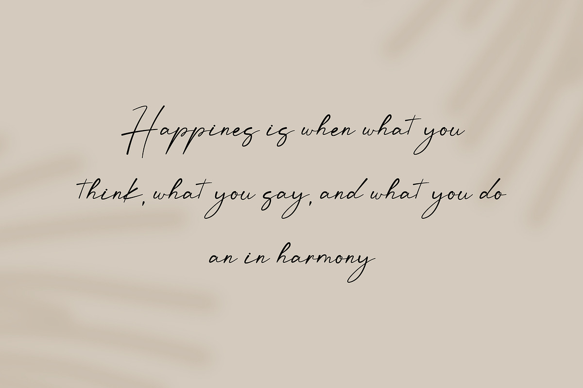 First Month | handwritten font, a Script Font by Lightsense (Photo 4 of 10)