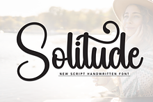 Solitude | Script Font