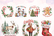 Christmas PNG Holiday Bundle, a Decorative Illustration by Arslan (Thumbnail 4 of 8)