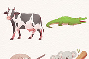 Watercolor Cute Animals Illustration, an Animal Illustration by ArtbyHien (Thumbnail 4 of 13)