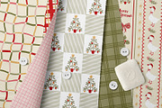 Vintage Christmas patchwork, a Pattern Graphic by Tani Kuzminka (Thumbnail 22 of 27)