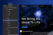 Pixora - Creative Agency, a Landing Page Template by SLAB! Design (Thumbnail 2 of 4)
