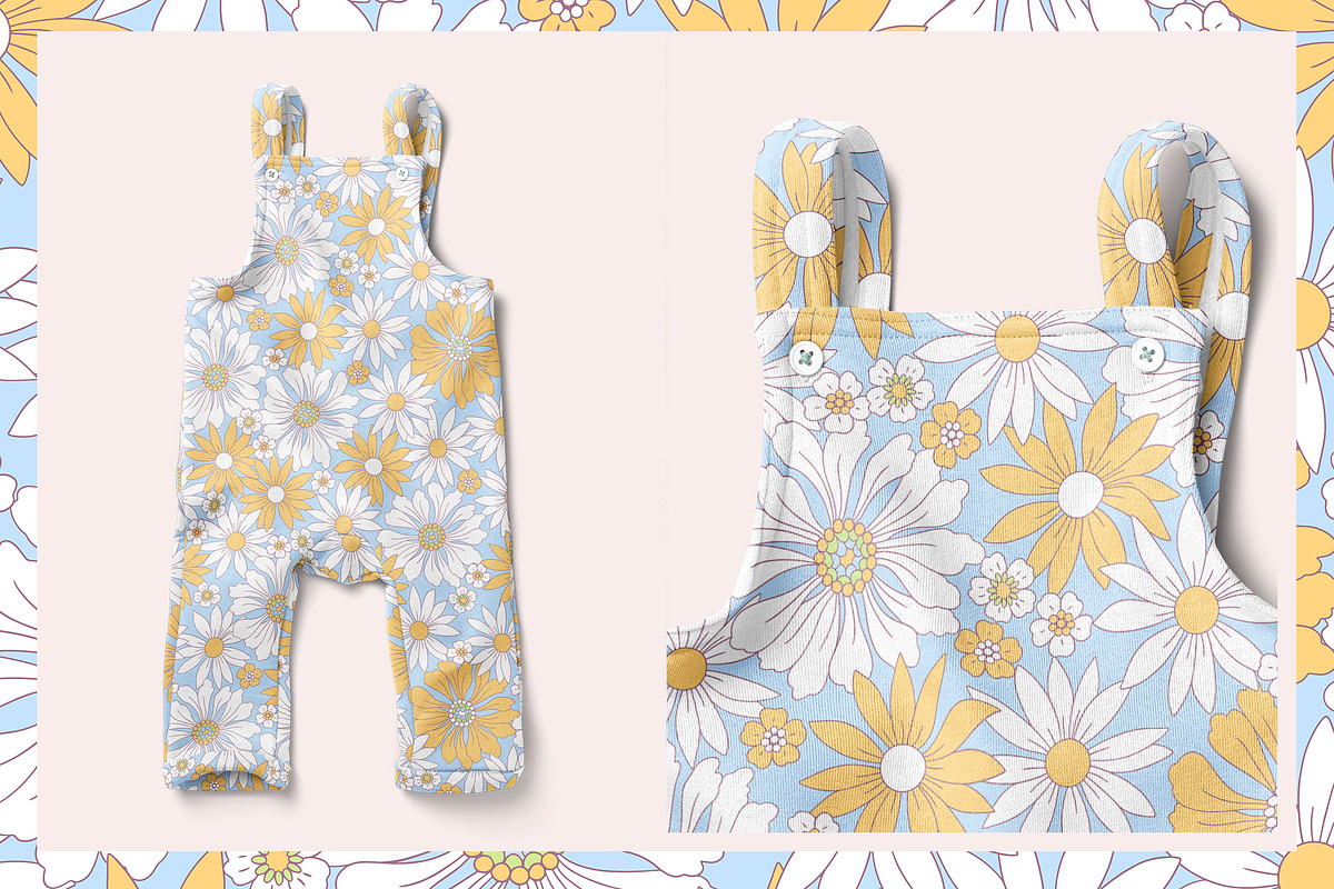 Pretty Floral Patterns & Clipart, a Pattern Graphic by Inna Moreva (Photo 9 of 12)