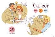 Career, a Person Illustration by Olillia (Thumbnail 9 of 11)