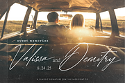 Clarance Nevertary, a Script Font by Shopifont.co (Thumbnail 5 of 13)