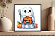 Ghost School Clipart PNG, an Illustration by DreamCafeArt (Thumbnail 4 of 5)