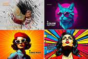 Comic Pop Art Photo Effect Bundle, a Layer Style Add-On by graphypix (Thumbnail 2 of 11)