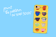 Hand Painted Elements: Coffee Mugs, an Illustration by Katrina Junio (Thumbnail 4 of 9)