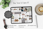 Canva Newsletter Template Wedding, a Flyer Template by PixelCraft (Thumbnail 15 of 15)