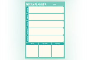 Weekly Planner Sheet Design -09