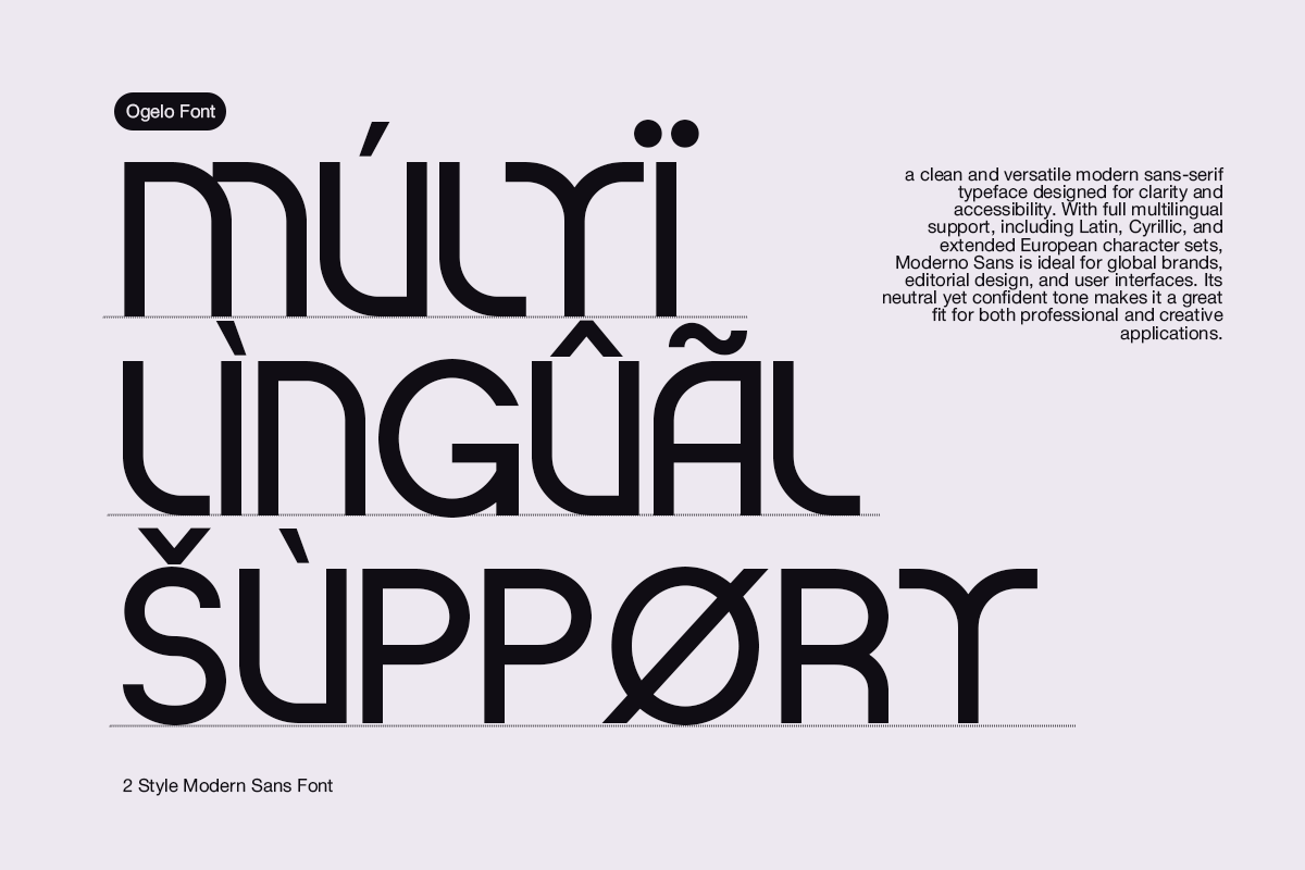 Ogelo - Rounded Modern Sans, a Sans Serif Font by Pandeka Studio (Photo 5 of 7)
