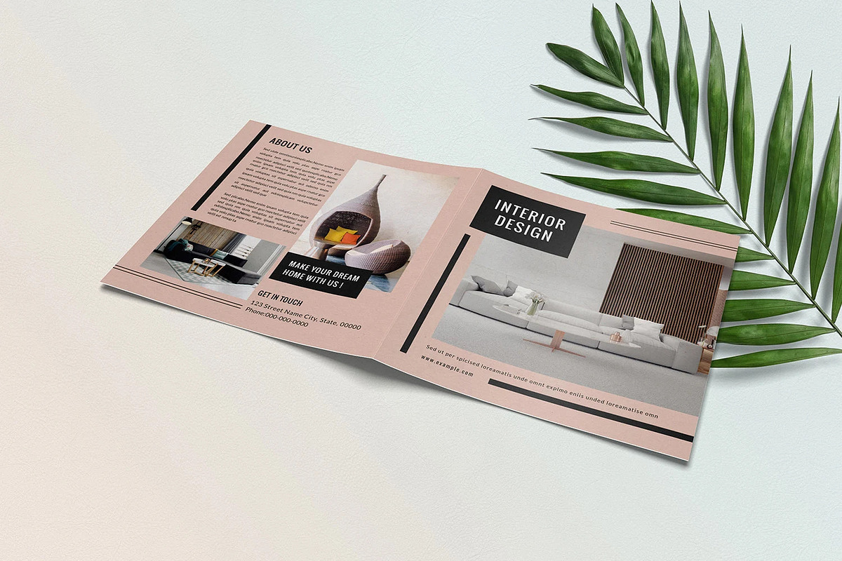 Interior Design Brochure, a Brochure Template by Template Shop (Photo 2 of 5)