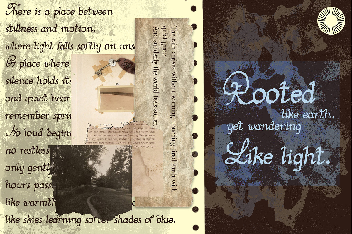 Therramo Organic Vintage Handwritten, a Handwritten Font by Setara Langit CreativeStd (Photo 4 of 12)