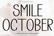 Smile October, a Sans Serif Font by FreshTypeINK (Thumbnail 1 of 7)