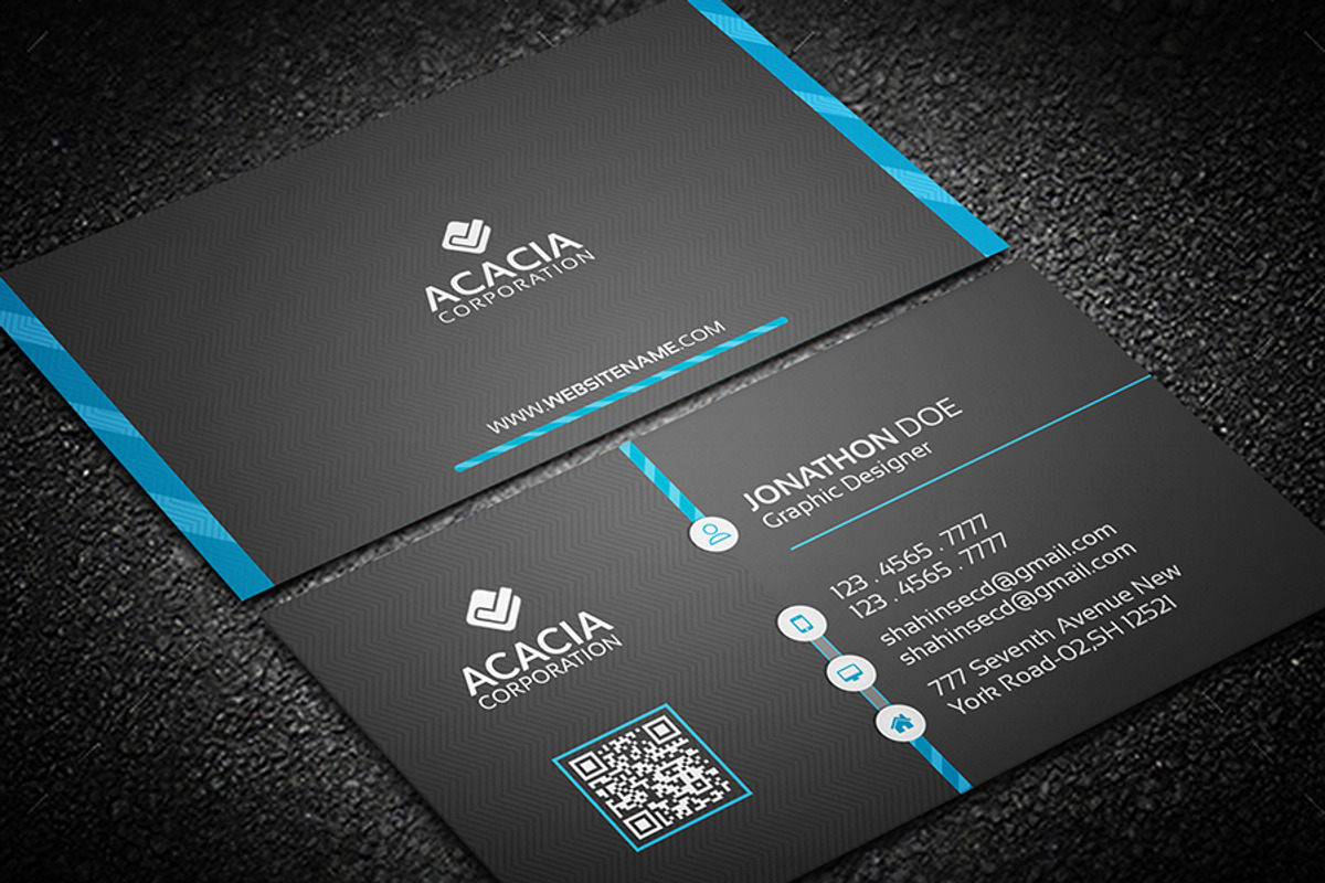 Round Business Card, a Business Card Template by DesignGhar (Photo 1 of 8)