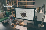 In the house II - 36 devices mockups, an iPad Mockup by Madebyvadim (Thumbnail 5 of 6)